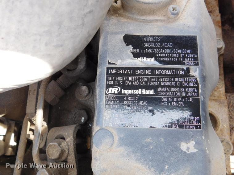 image for item DA1071 2007 Ingersoll Rand Air Source 185 air compressor