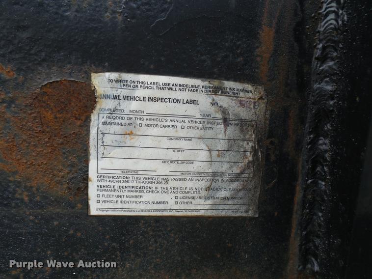 image for item DA3539 2004 Behnke equipment trailer