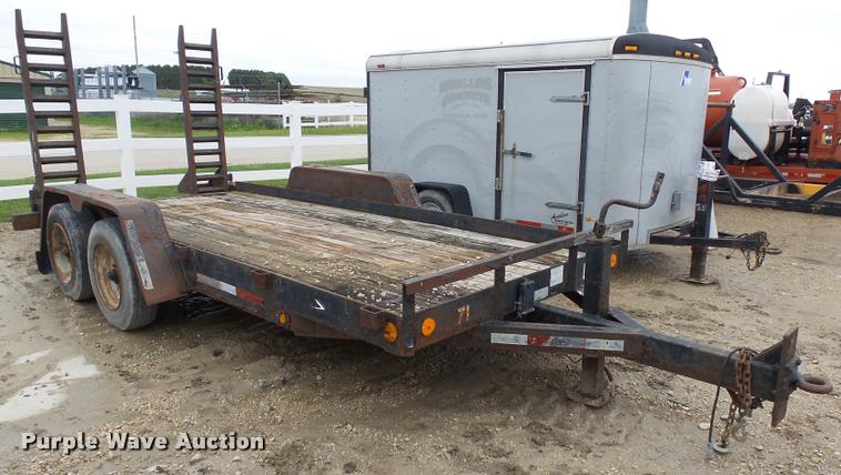image for item DA3540 2003 Behnke equipment trailer