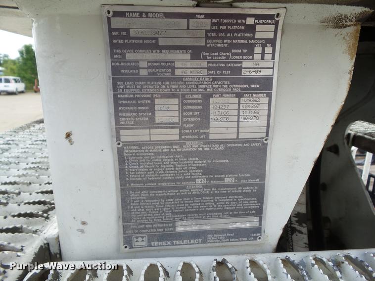 image for item L5580 2009 International 7400 digger derrick truck