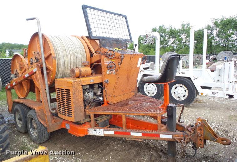 image for item L5586 1992 Wagner Smith T-4DP-78 drum puller