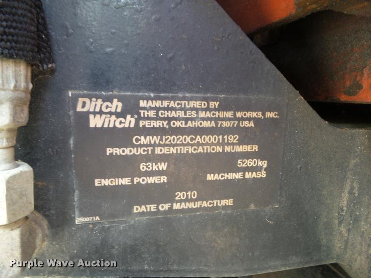 image for item L5589 2010 Ditch Witch JT2020 directional drill