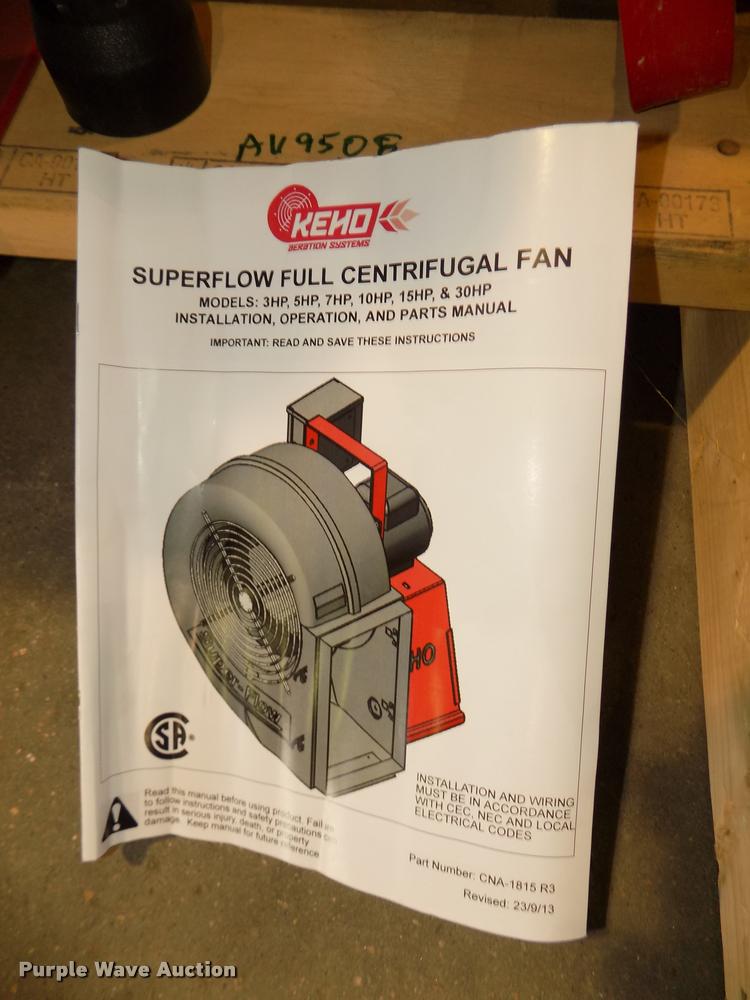 image for item AU9508 (3) Keho high speed centrifugal fans