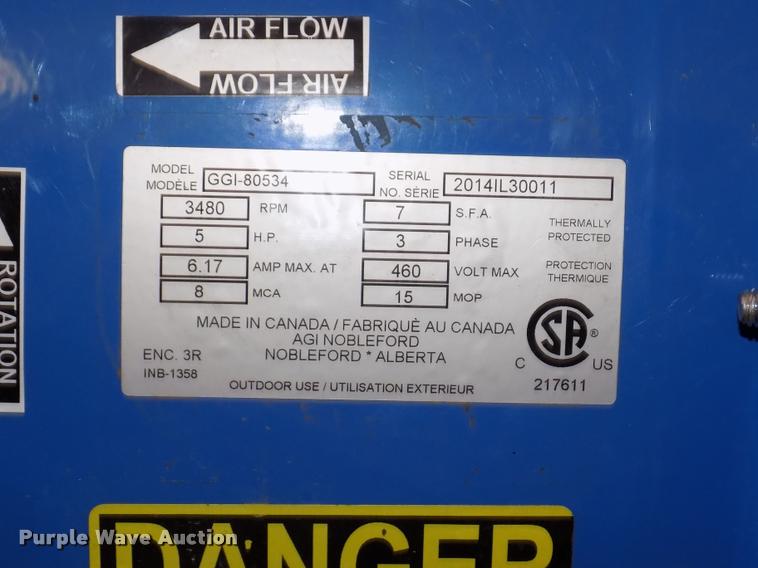 image for item AU9510 (3) Grain Guard high speed inline centrifugal fans