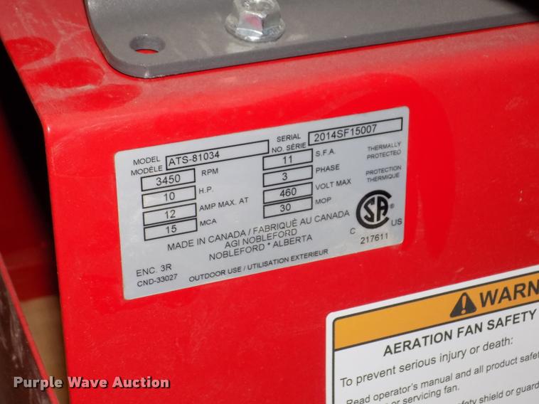 image for item AU9511 (3) Keho Super Flow high speed centrifugal fans