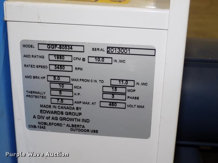 image for item AU9515 (3) Grain Guard high speed centrifugal fans