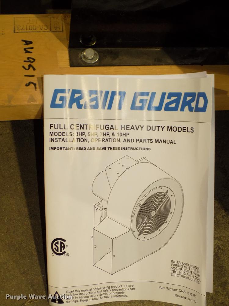 image for item AU9515 (3) Grain Guard high speed centrifugal fans
