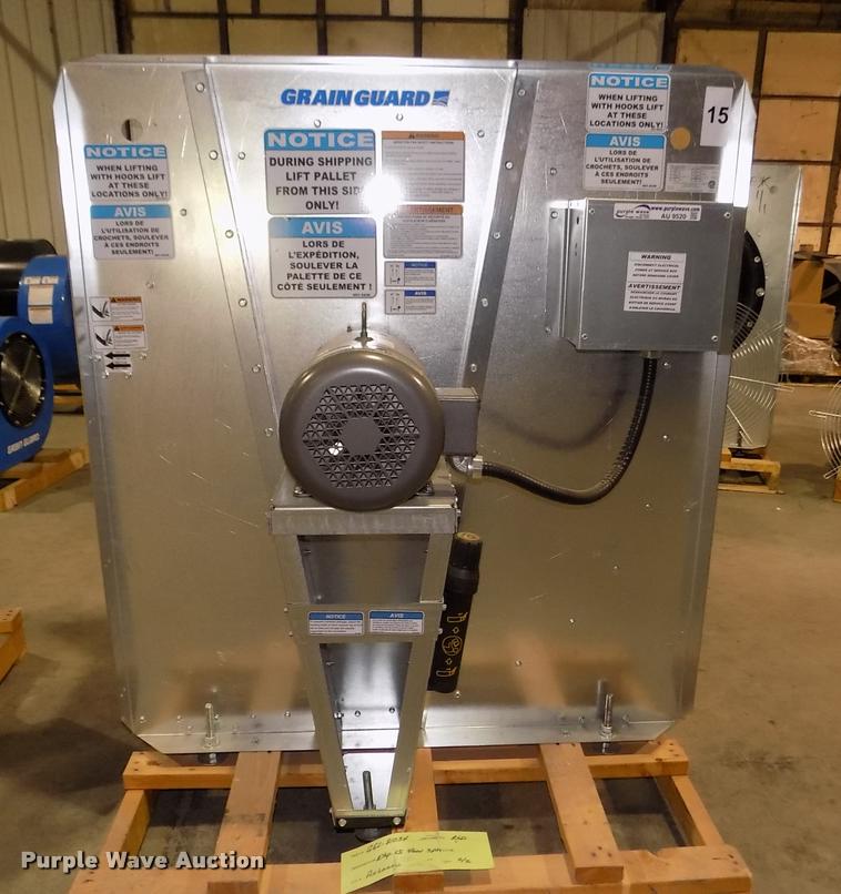 image for item AU9520 Grain Guard galvanized low speed centrifugal fan