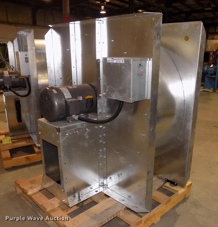 image for item AU9521 Grain Guard galvanized low speed centrifugal fan