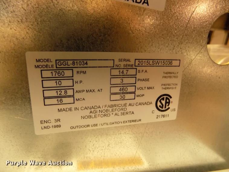 image for item AU9523 Grain Guard galvanized low speed centrifugal fan