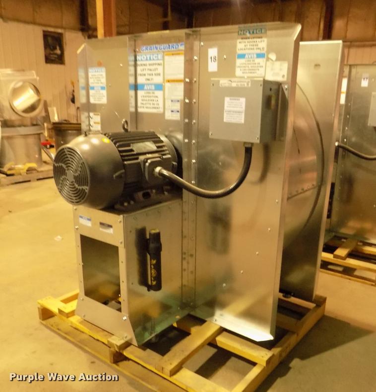 image for item AU9526 Grain Guard galvanized low speed centrifugal fan