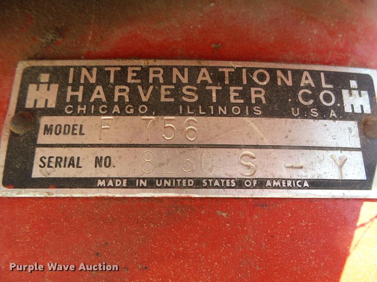 image for item DA2706 International Farmall 756 tractor
