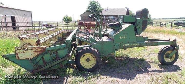 image for item DA7951 John Deere 215A self-propelled windrower