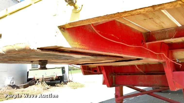 image for item DB0983 1974 shop built flatbed trailer