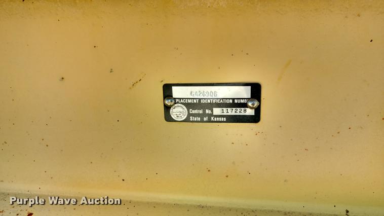 image for item DB0983 1974 shop built flatbed trailer