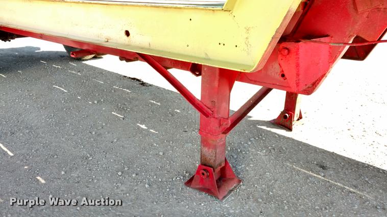 image for item DB0983 1974 shop built flatbed trailer