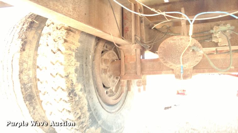 image for item DB0983 1974 shop built flatbed trailer