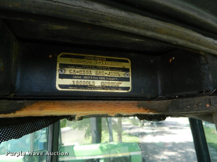 image for item DB1001 1974 John Deere 4630 tractor