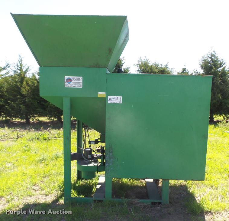YearARound 950 corn burner furnace in Sublette, KS Item DB2606 sold Purple Wave