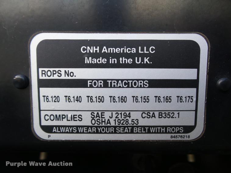 image for item DB4745 2012 New Holland T6.155 MFWD tractor