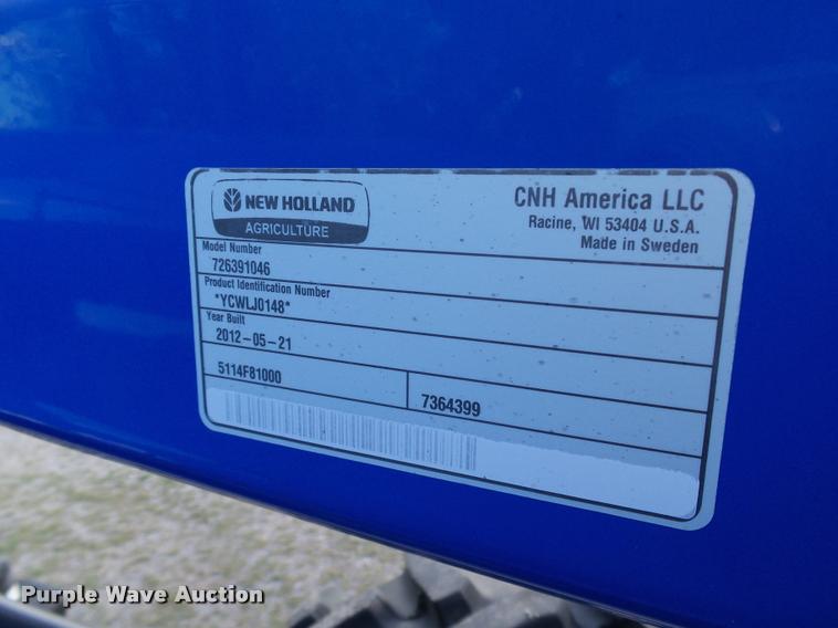 image for item DB4745 2012 New Holland T6.155 MFWD tractor