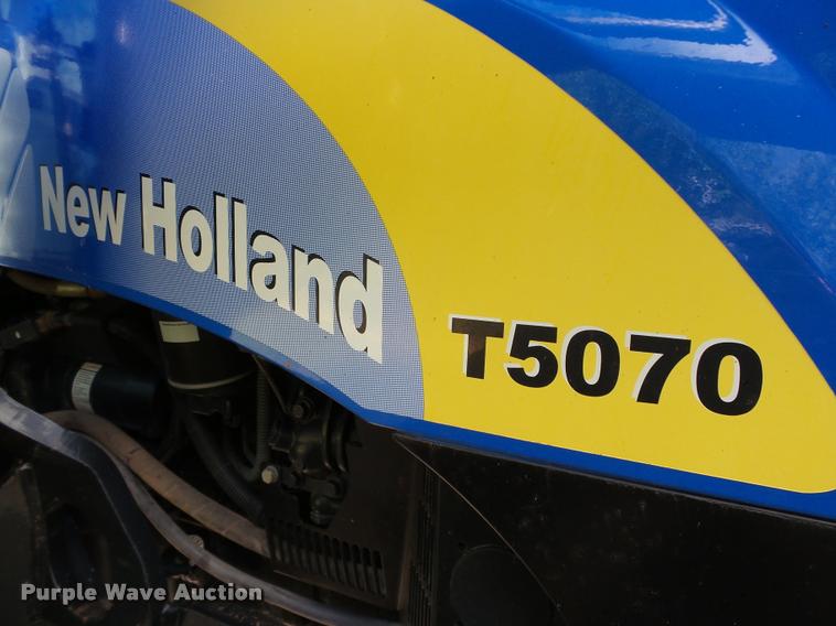 image for item DB4746 2012 New Holland T5070 MFWD tractor