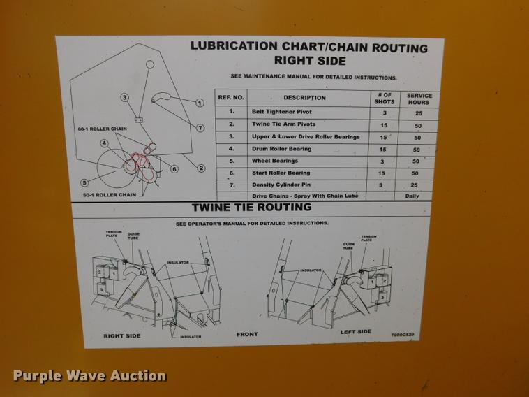 image for item DB9484 2007 Vermeer 605M round baler