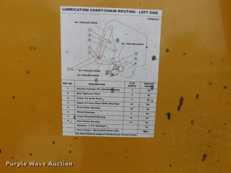 image for item DB9484 2007 Vermeer 605M round baler