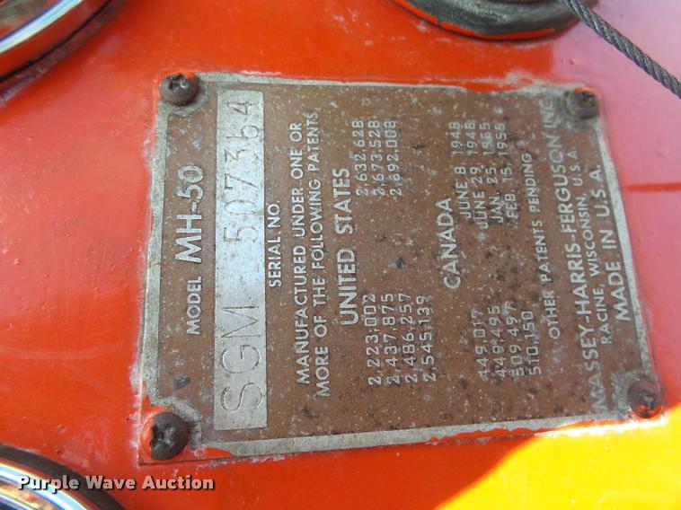 image for item DH9653 Massey-Harris MH-50 tractor