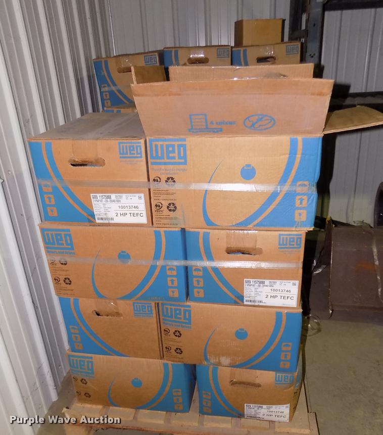 image for item G1080 (15) WEG TEFC 2 HP electric motors