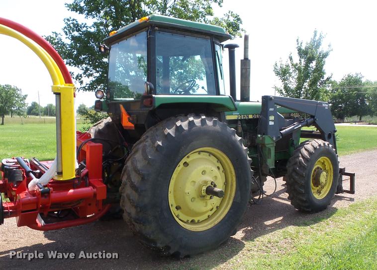 image for item K6472 1983 John Deere 4450 MFWD tractor
