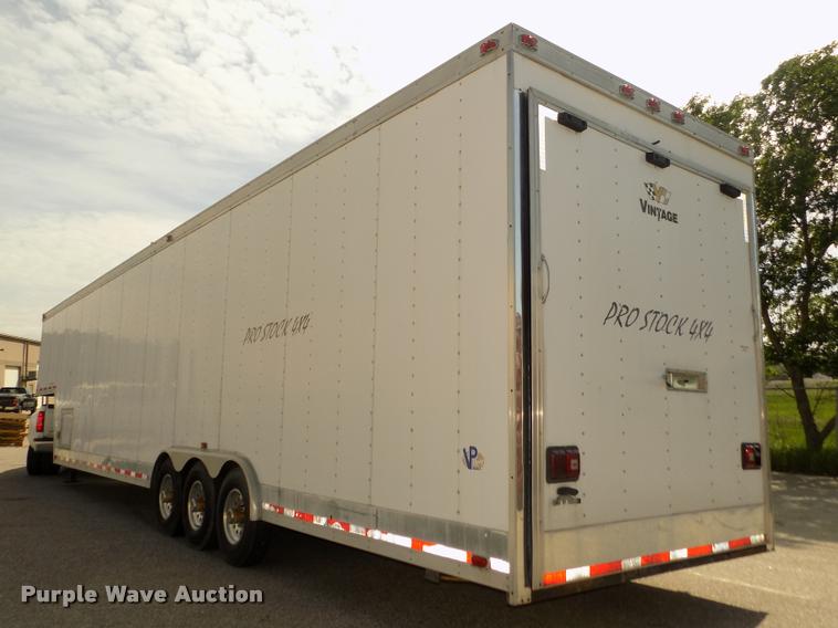 image for item DA0711 2002 Vintage enclosed car trailer