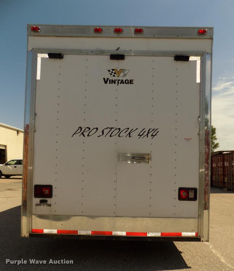 image for item DA0711 2002 Vintage enclosed car trailer