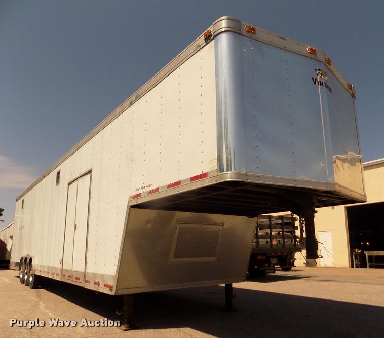 image for item DA0711 2002 Vintage enclosed car trailer