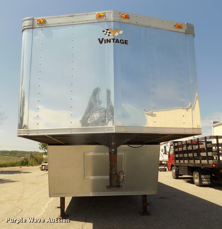 image for item DA0711 2002 Vintage enclosed car trailer