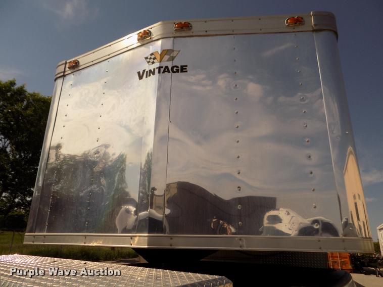 image for item DA0711 2002 Vintage enclosed car trailer