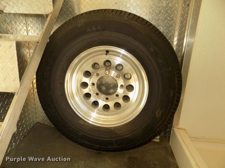 image for item DA0711 2002 Vintage enclosed car trailer