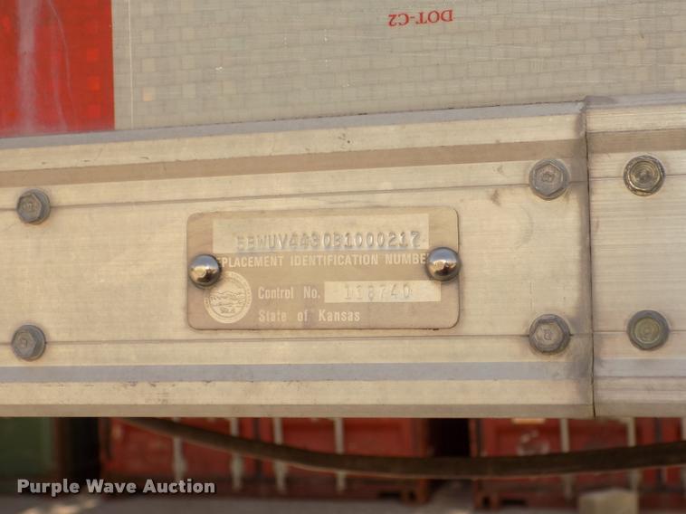 image for item DA0711 2002 Vintage enclosed car trailer