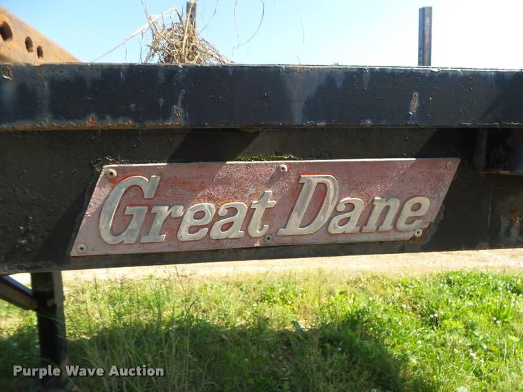 image for item DA2734 1988 Great Dane flatbed trailer