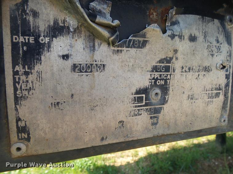 image for item DA2734 1988 Great Dane flatbed trailer