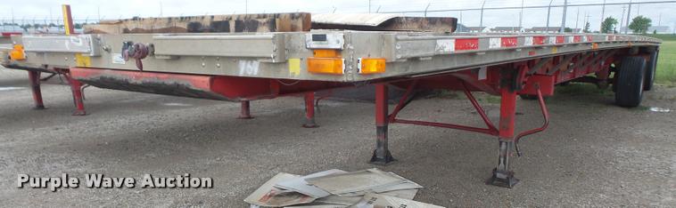 image for item DA6349 2006 Transcraft Eagle NW2 flatbed trailer