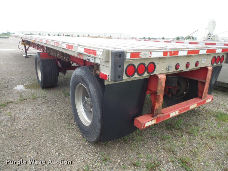 image for item DA6349 2006 Transcraft Eagle NW2 flatbed trailer