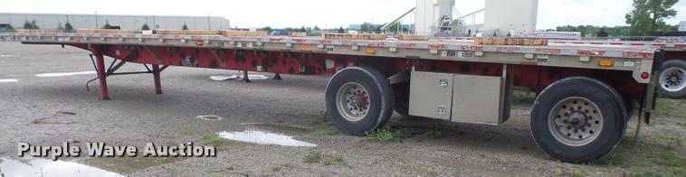 image for item DA6350 2006 Wilson CF-900 flatbed trailer