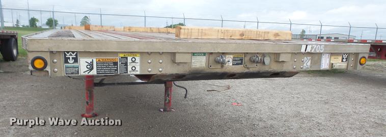 image for item DA6350 2006 Wilson CF-900 flatbed trailer