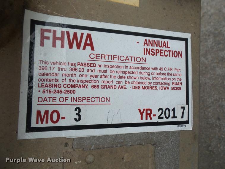 image for item DA6350 2006 Wilson CF-900 flatbed trailer