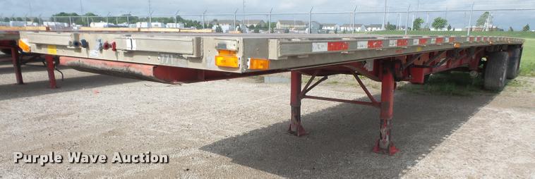 image for item DA6351 2006 Transcraft Eagle NW2 flatbed trailer