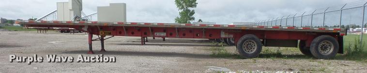 image for item DA6351 2006 Transcraft Eagle NW2 flatbed trailer