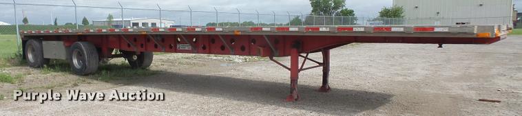 image for item DA6351 2006 Transcraft Eagle NW2 flatbed trailer
