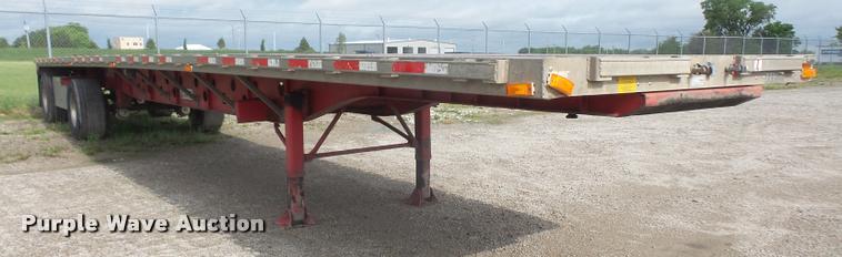 image for item DA6351 2006 Transcraft Eagle NW2 flatbed trailer