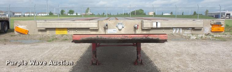 image for item DA6351 2006 Transcraft Eagle NW2 flatbed trailer